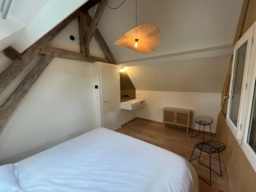 Détail décoration intérieure bois et nature