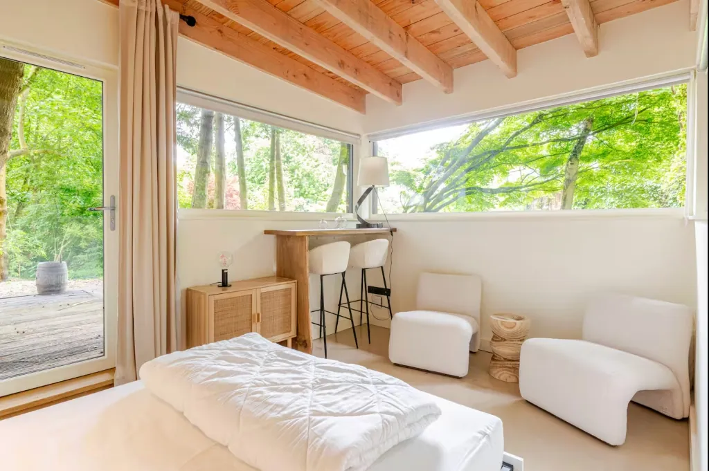 Intérieur cocooning gîte amoureux Omonville